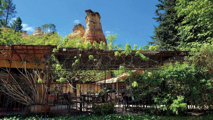 Restaurant avec vue Rustrel 